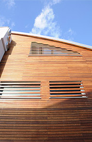 Realizzazione facciate ventilate in legno brescia Parete ventilata legno